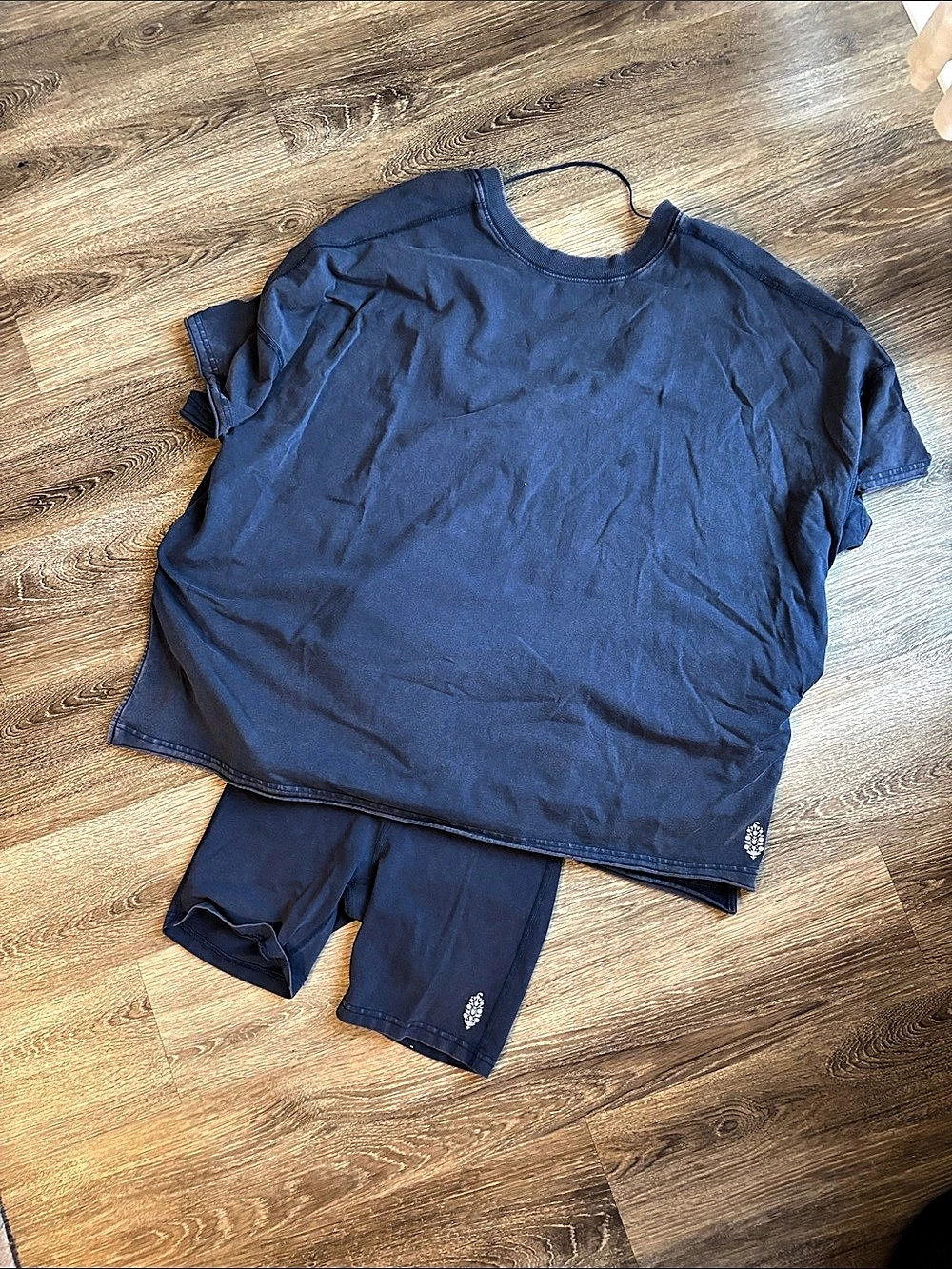 Free People FP Movement Hot Shot Set Blue Swim Cover-Up